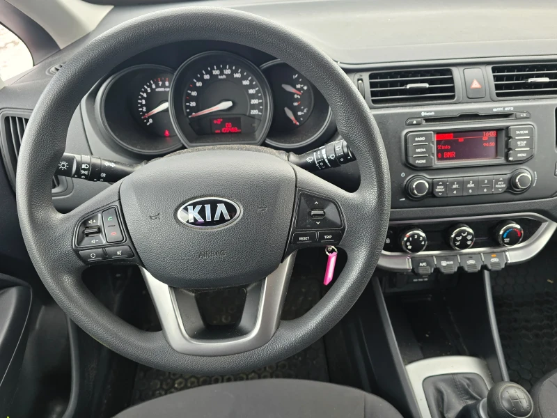 Kia Rio 1.25i 85кс 109000 км. ЕВРО 5В, снимка 12 - Автомобили и джипове - 48664320