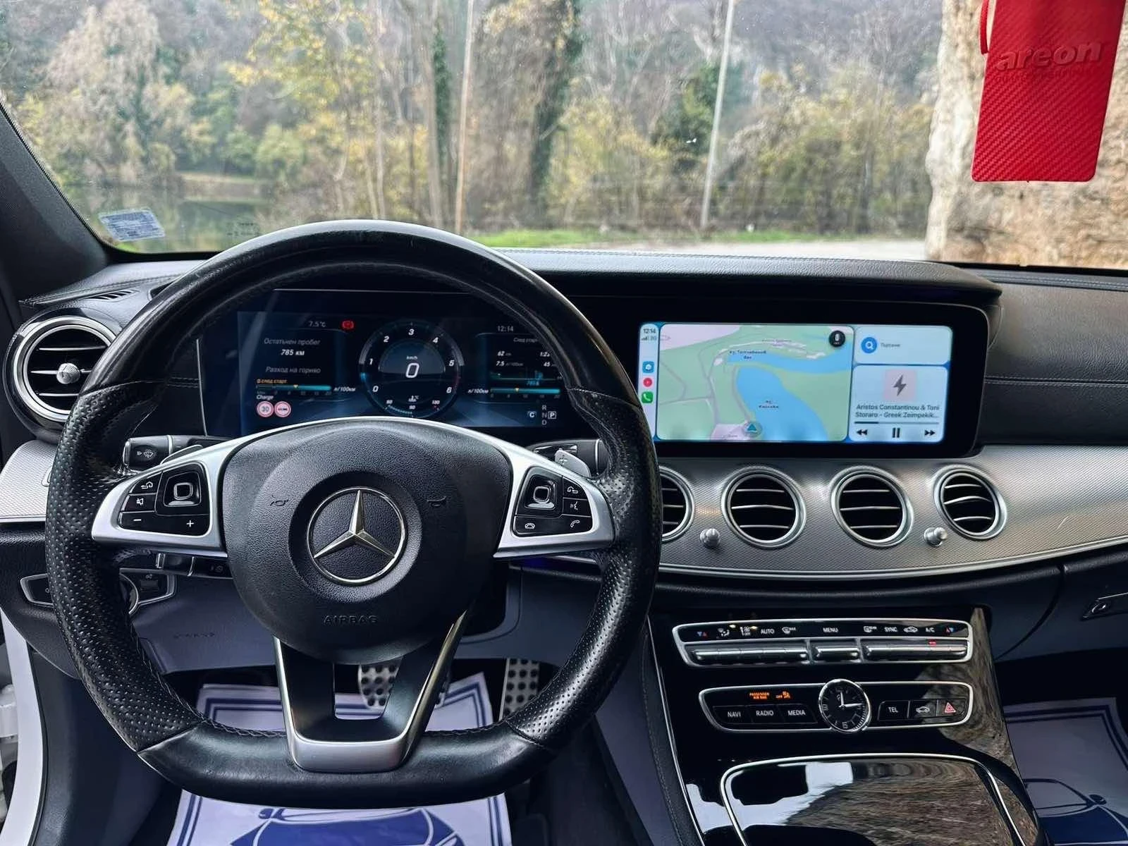 Mercedes-Benz E 350 d* AMG* WIDESCREEN* HUP* �������* BUR* AMBIENT*  | Mobile.bg � ����������� 12