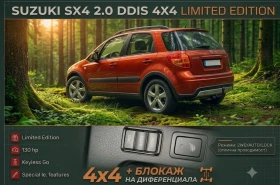 Suzuki SX4  2.0 ddis Limited 4x4 , С Регистрация, снимка 4
