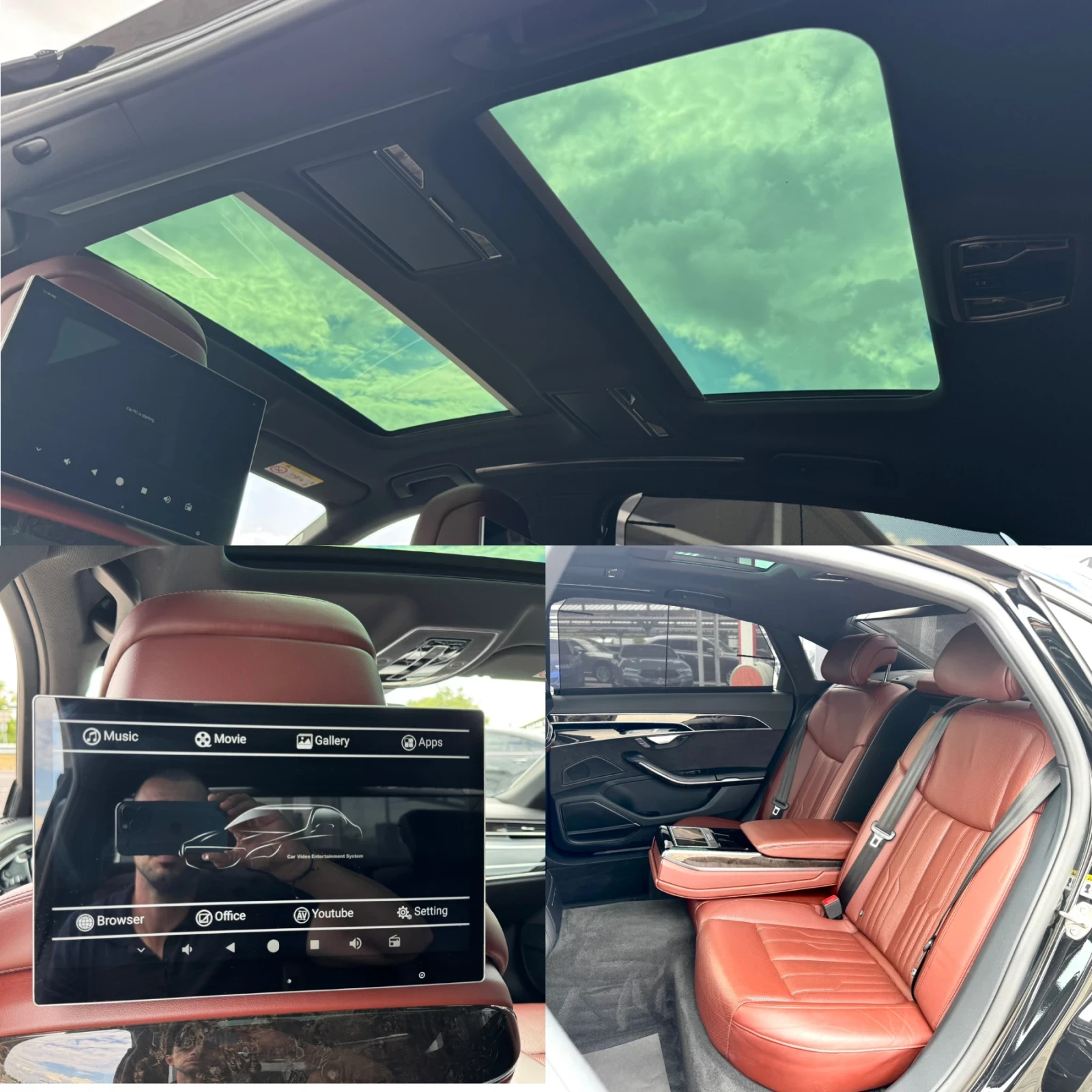 Audi A8 LONG#PANO#3xDVD#B&O#ОБДУХ#SOFTCL#360* CAM#EXCLUSIV - изображение 7