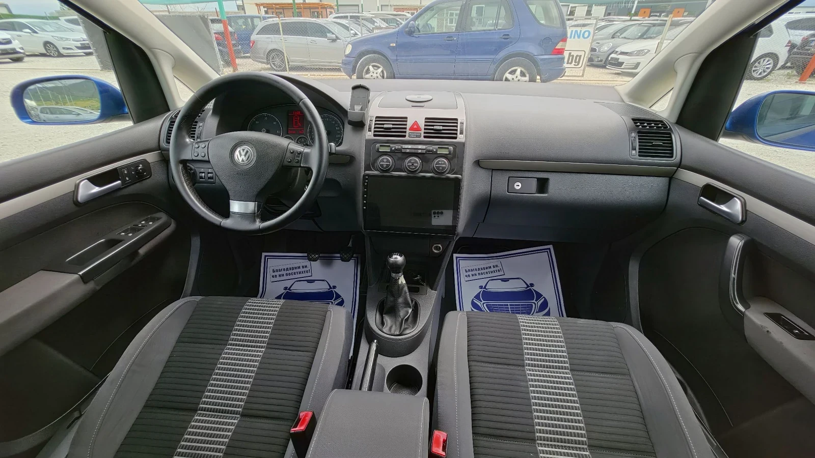 VW Touran 1.9TDI.7местен.Нави. highline, снимка 12 - Автомобили и джипове - 54884617