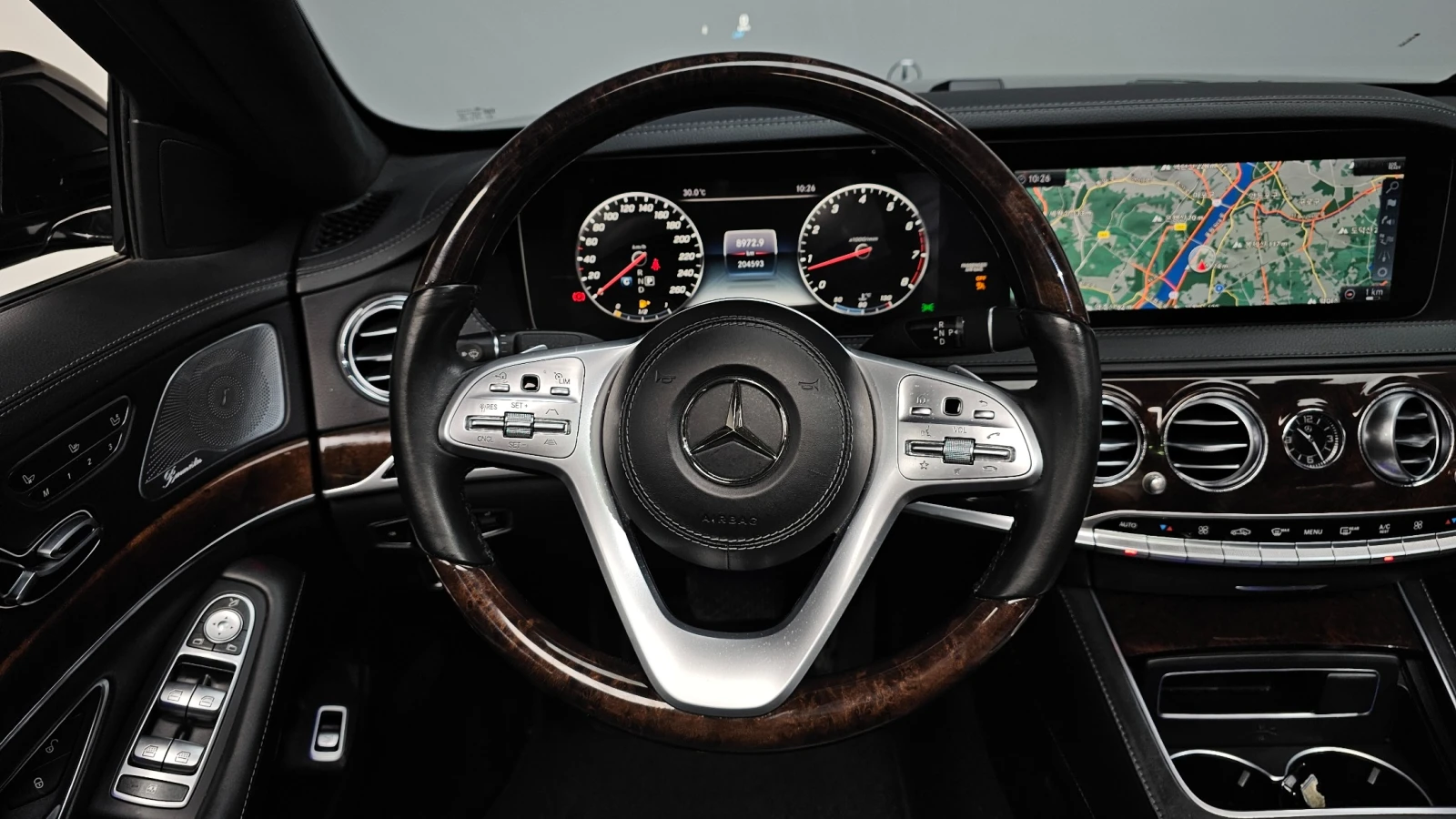Mercedes-Benz S 560 LONG| АВТОФИНАНСИРАНЕ | ФИКСИРАНА ЦЕНА ДО БЪЛГАРИЯ, снимка 6 - Автомобили и джипове - 55287645
