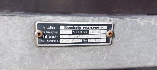 За автомобил Други Brenderup 750, снимка 5 - Ремаркета - 53656749