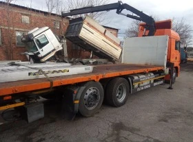 Транспортни услуги камион с кран и падащ борд от 1 до 15 тона, снимка 6