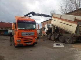 Транспортни услуги камион с кран и падащ борд от 1 до 15 тона, снимка 3