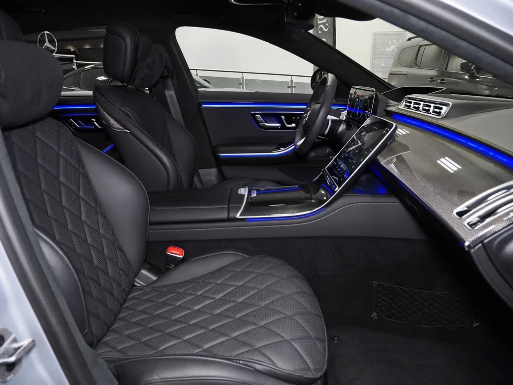 Mercedes-Benz S 450 d AMG/4MATIC/LONG/360/HUD/BURMESTER/PANO/AIRMATIC, снимка 10 - Автомобили и джипове - 55988550