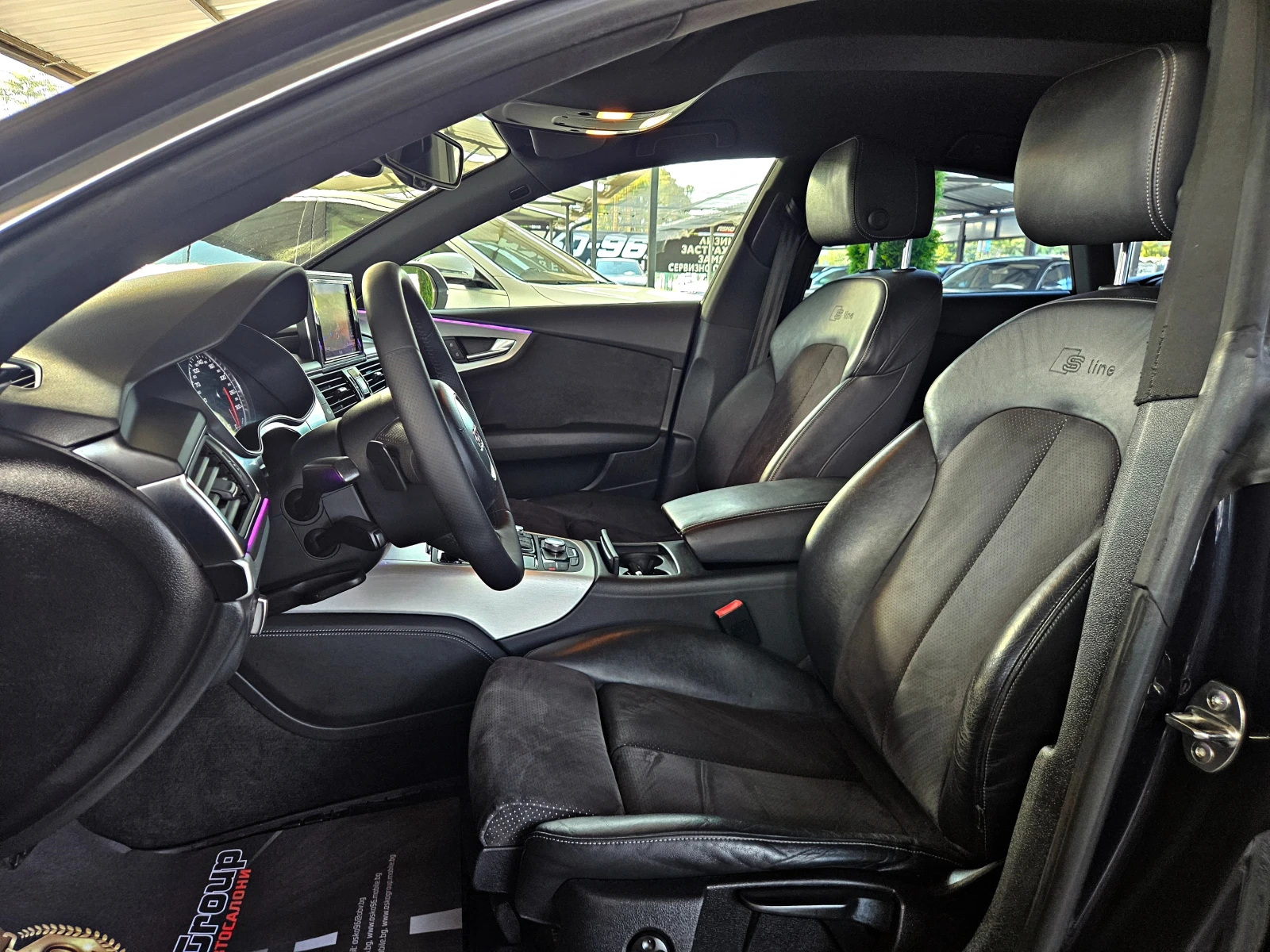 Audi A7 RS7/S-LINE/313PS/CAMERA/ПОДГРЕВ/AMBIENT/BOSE/LIZIN, снимка 15 - Автомобили и джипове - 56020565