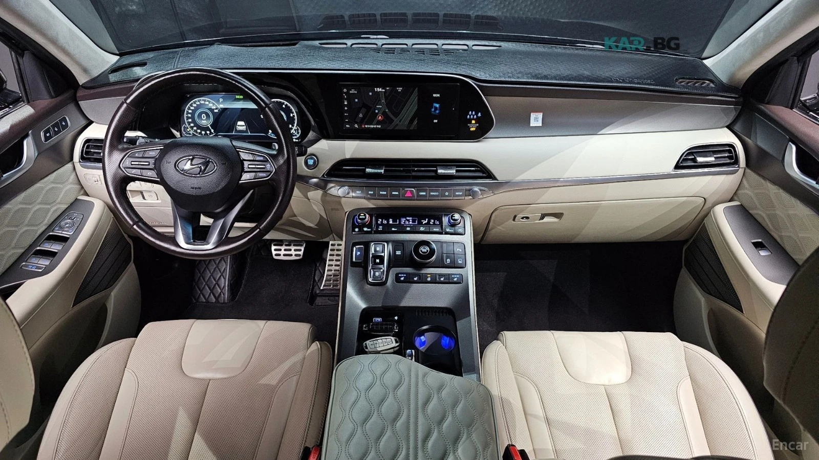 Hyundai Palisade * 360* ПАНО* KEYLESS* Camera* ПОДГРЕВ* , снимка 7 - Автомобили и джипове - 55133312