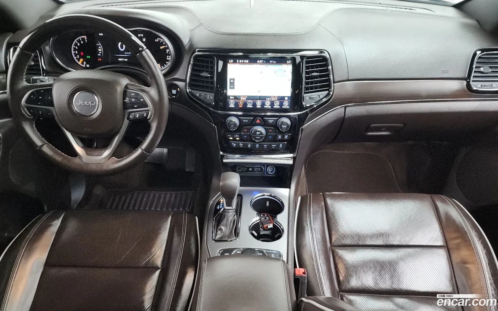 Jeep Grand cherokee OVERLAND 4X4 3.6 8ZF ДИСТРОНИК ОБДУХВАНЕ CARPLAY, снимка 7 - Автомобили и джипове - 55484011