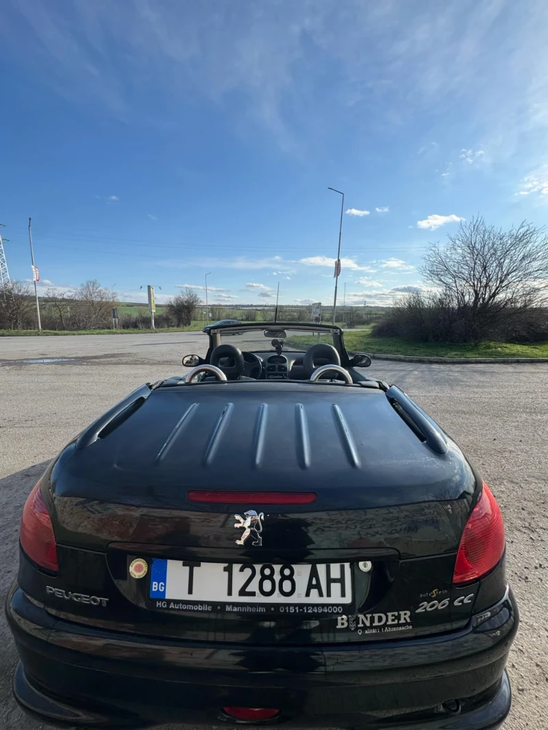 Peugeot 206 Cabrio, снимка 4 - Автомобили и джипове - 49549039