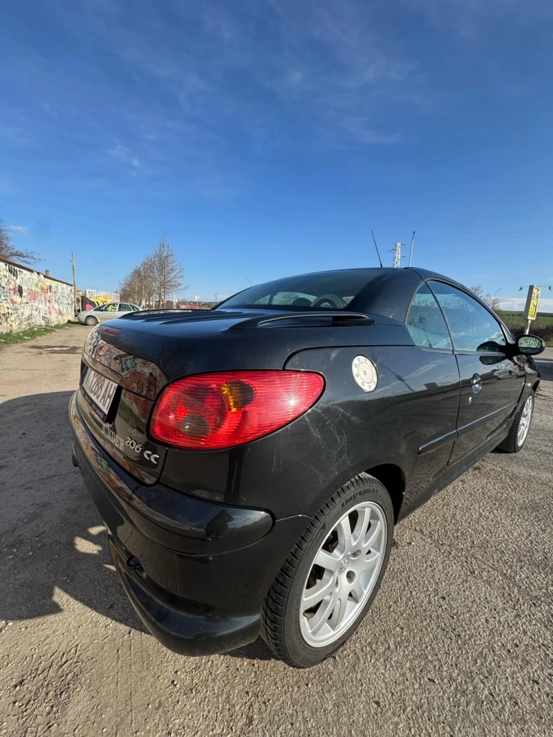 Peugeot 206 Cabrio, снимка 8 - Автомобили и джипове - 49549039