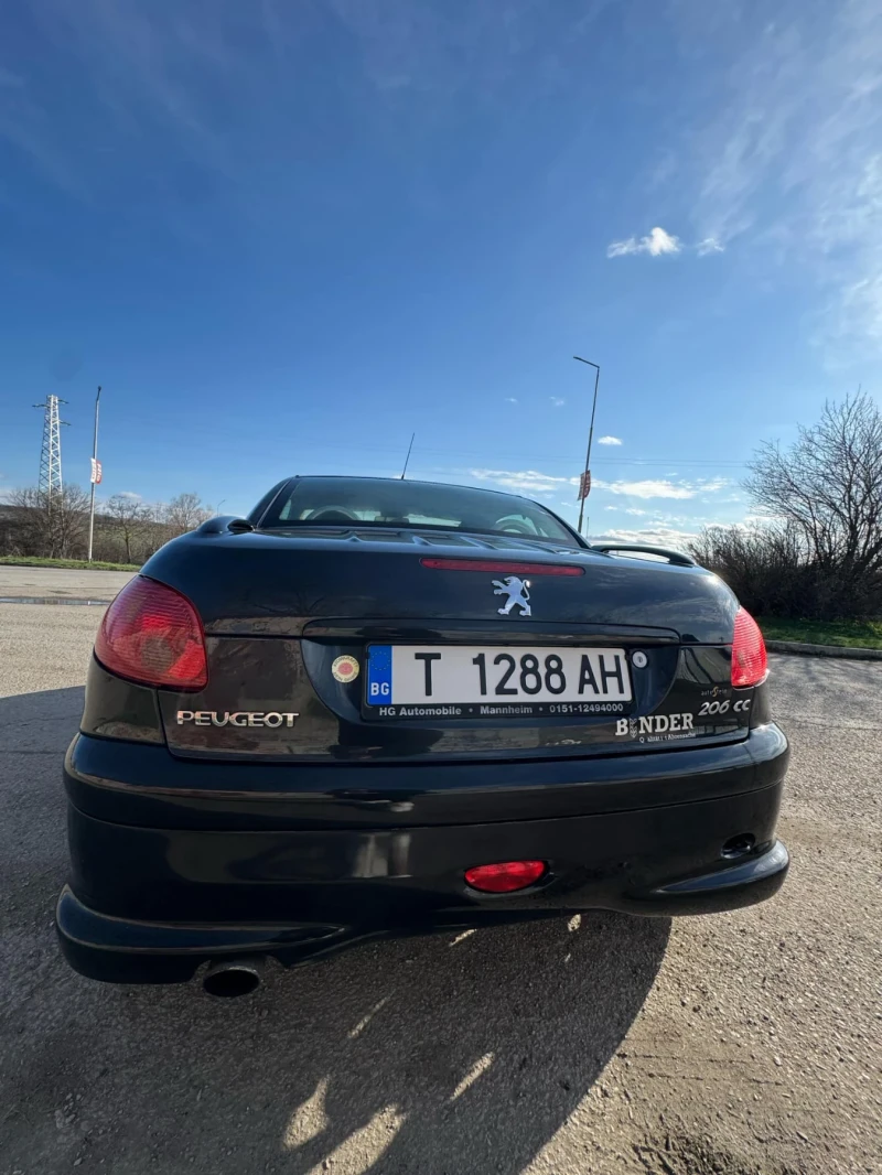 Peugeot 206 Cabrio, снимка 9 - Автомобили и джипове - 49549039