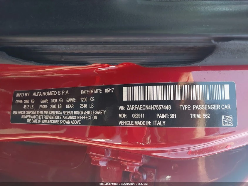 Alfa Romeo Giulia 2.0l Ti Rwd, снимка 9 - Автомобили и джипове - 55586541