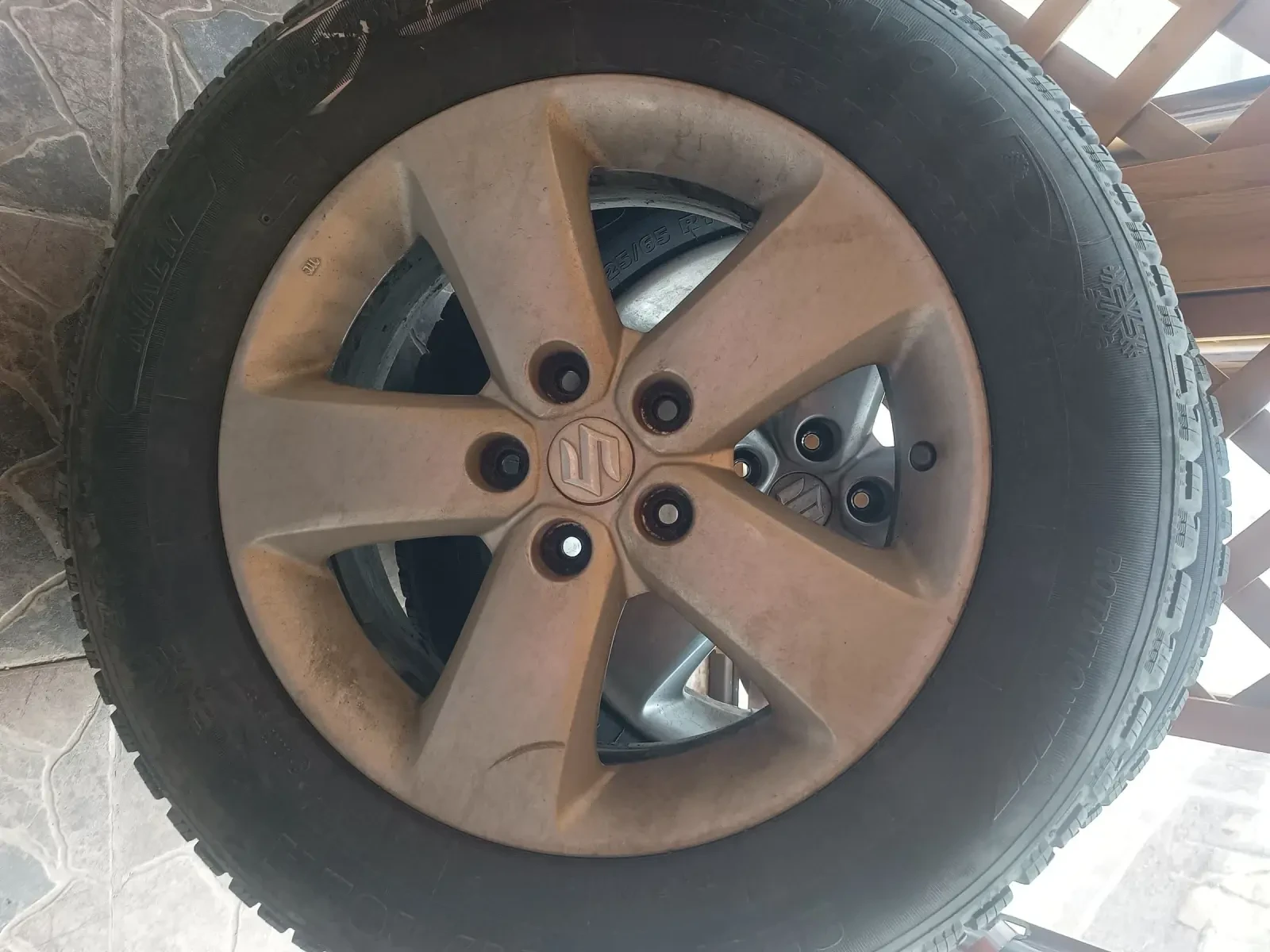 Гуми с джанти Riken 225/65R17, снимка 3 - Гуми и джанти - 54181482