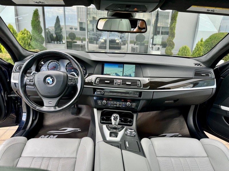 BMW M5 МАСАЖ-ОБДУХВАНЕ-360КАМЕРИ-HEAD-UP-ПЕРА--ПАМЕТ-, снимка 11 - Автомобили и джипове - 45638058
