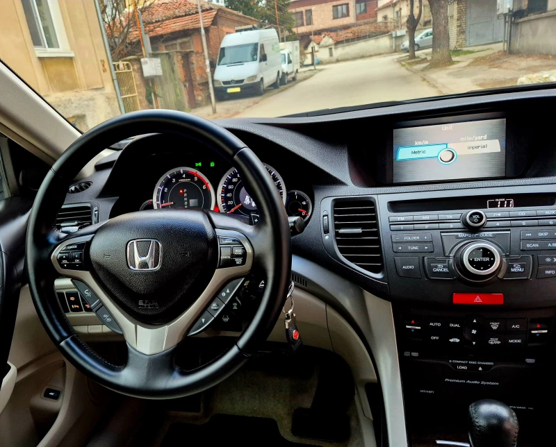 Honda Accord 2.2d-EXCLUSIVE-нави-автомат-кожа-japan, снимка 14 - Автомобили и джипове - 49306533