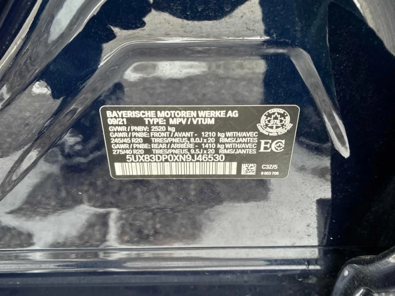 BMW X3 M40i  CARFAX, снимка 10 - Автомобили и джипове - 53429877