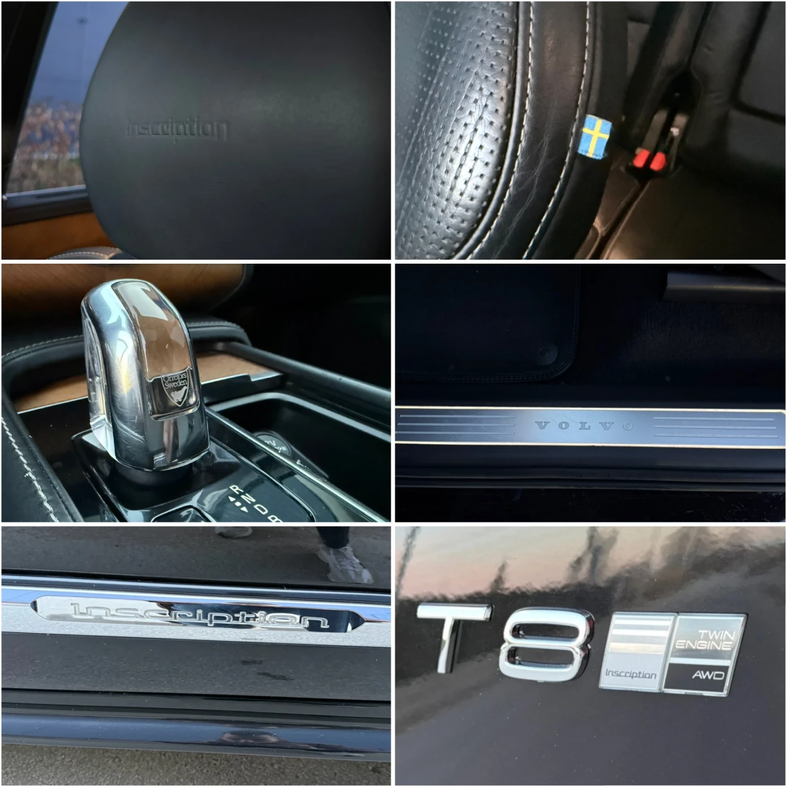 Volvo Xc90 2.0 T8 PLUG-IN HYBRID AWD INSCRIPTION 7МЕСТА 391кс, снимка 15 - Автомобили и джипове - 54215216