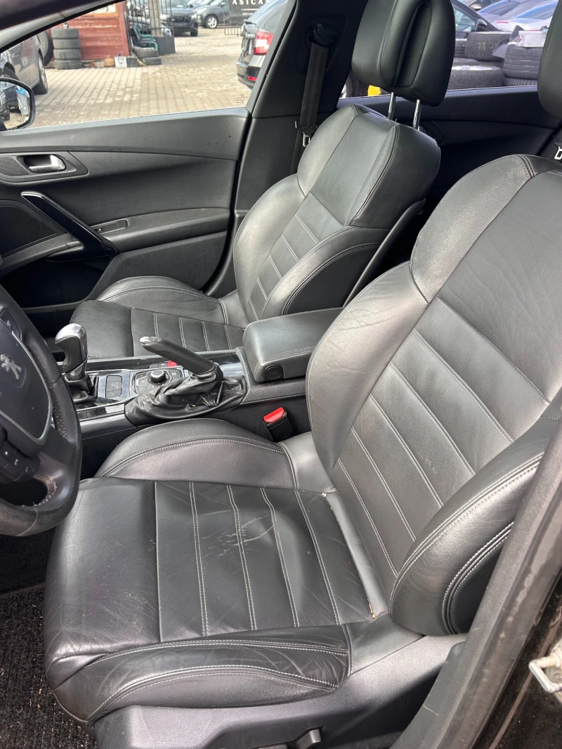Peugeot 508 1.6HDI AVTOMAT/NAVI/KOJA/PANORAMA EURO 5, снимка 13 - Автомобили и джипове - 52493085