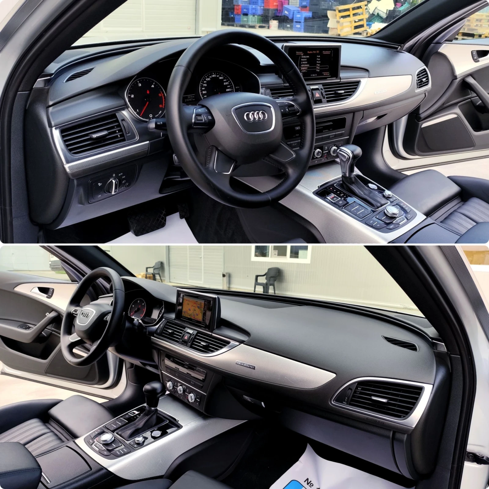 Audi A6 3.0TDI-QUATTRO-S-LINE-LED-NAVI-F1-ВОЛАН-BOSE, снимка 17 - Автомобили и джипове - 55667030