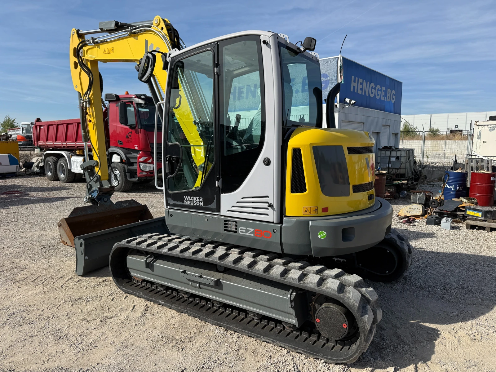 Багер Wacker Neuson EZ80, снимка 6 - Индустриална техника - 56583137