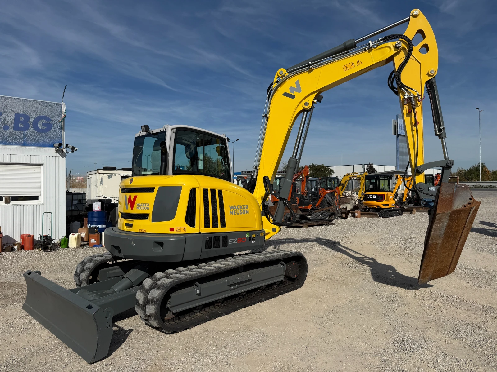 Багер Wacker Neuson EZ80, снимка 16 - Индустриална техника - 56583137