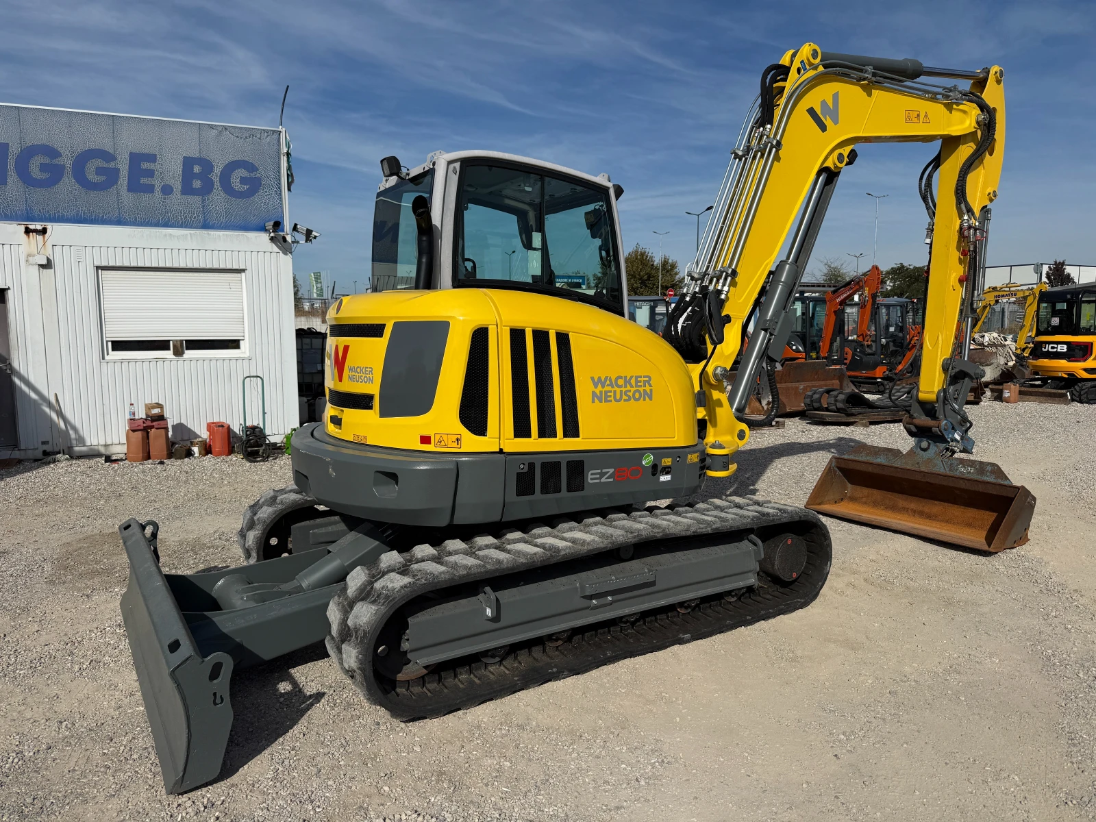 Багер Wacker Neuson EZ80, снимка 11 - Индустриална техника - 56583137
