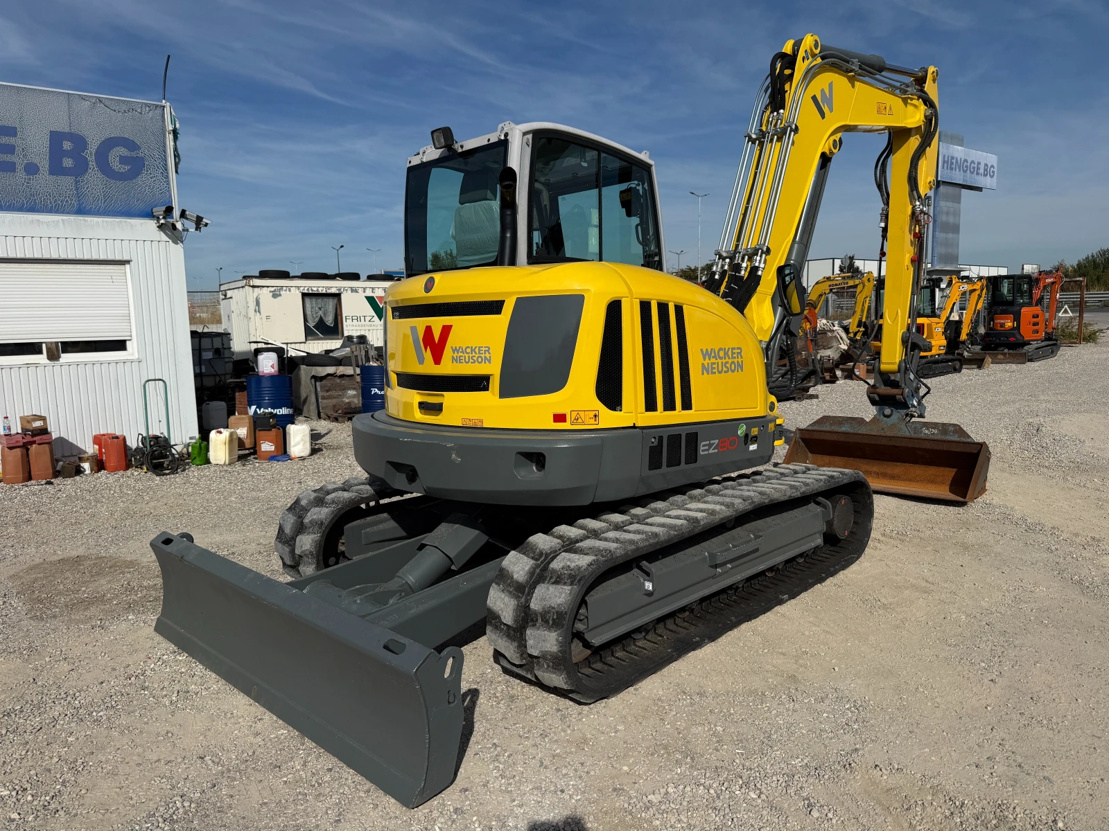 Багер Wacker Neuson EZ80, снимка 12 - Индустриална техника - 56583137