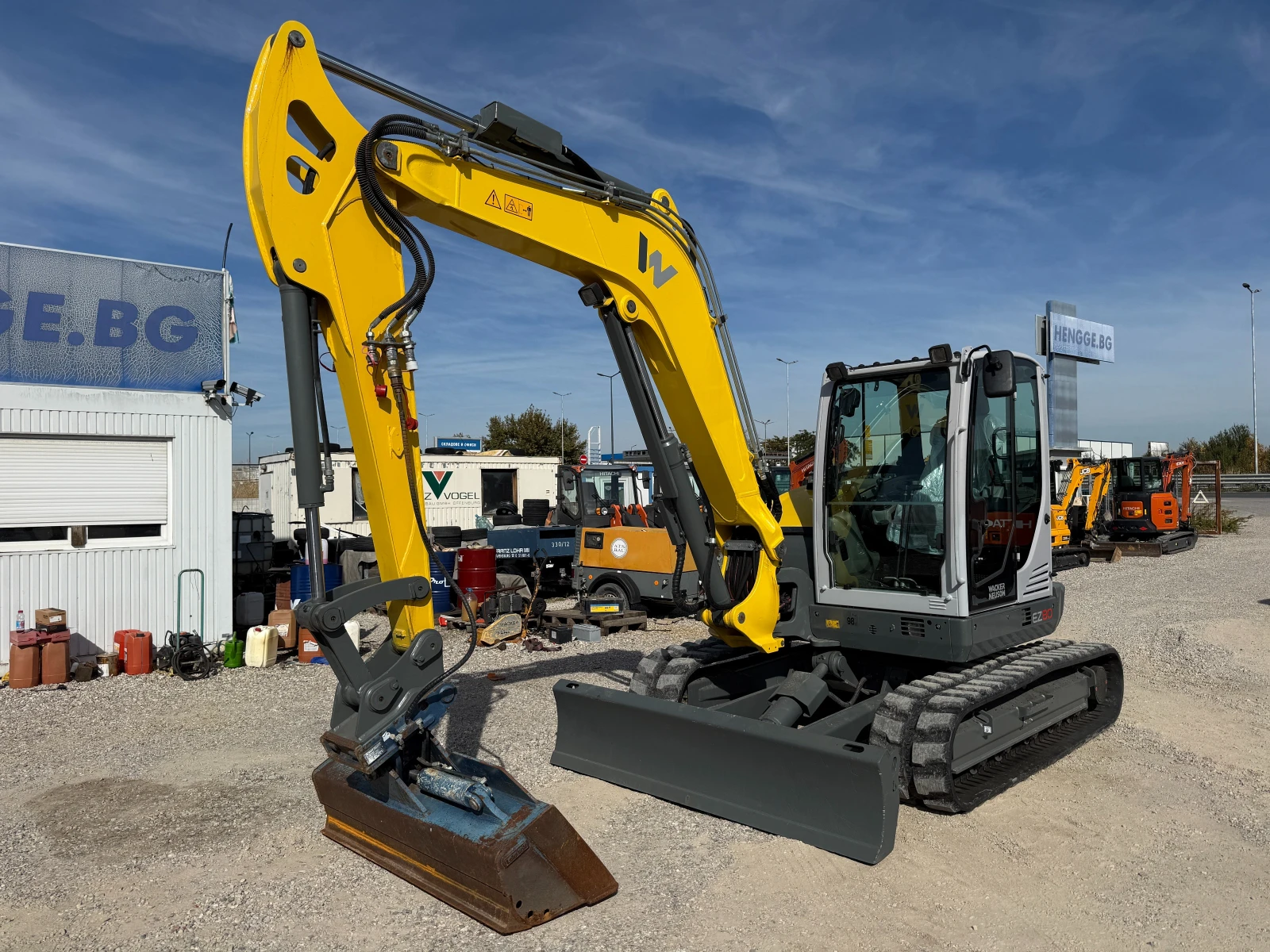 Багер Wacker Neuson EZ80, снимка 4 - Индустриална техника - 56583137