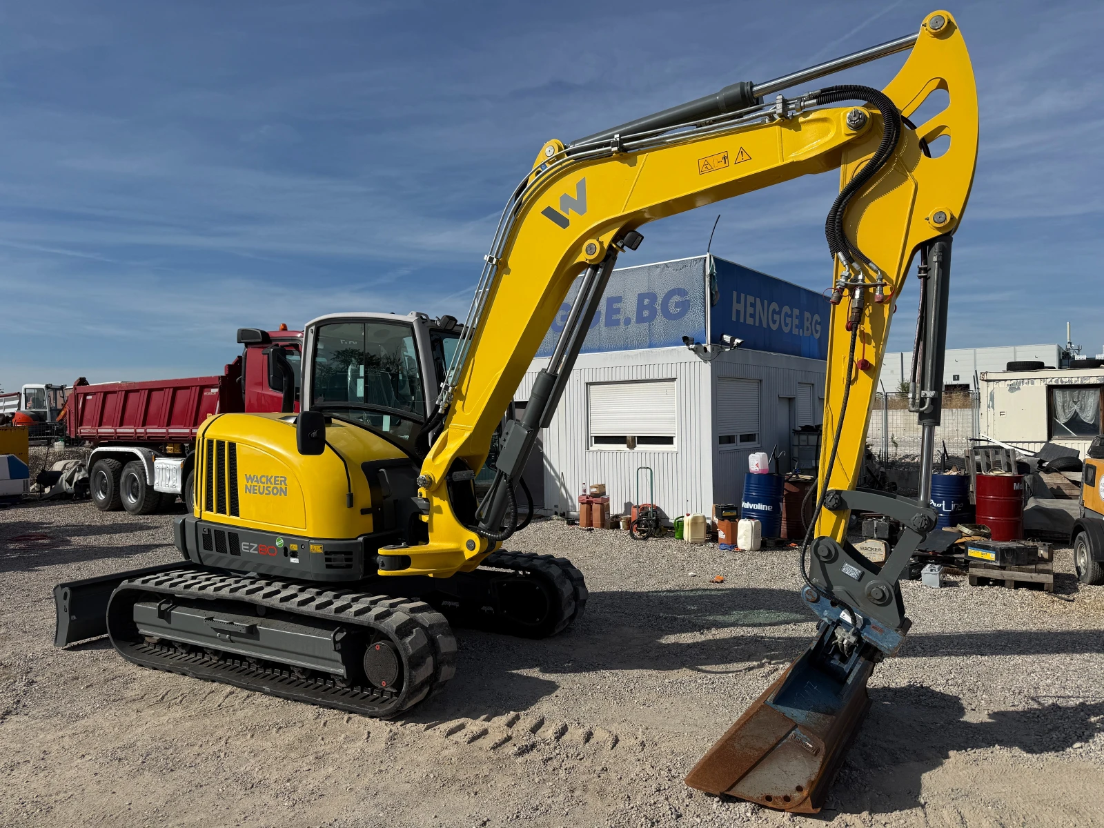 Багер Wacker Neuson EZ80, снимка 14 - Индустриална техника - 56583137