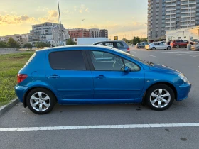 Peugeot 307 2.0hdi 90hp 4ВРАТИ РЕГИСТРИРАН ОБСЛУЖЕН КЛИМАТРОНИ, снимка 5