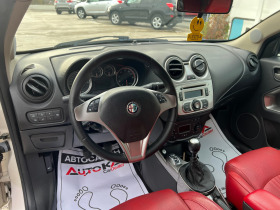 Alfa Romeo MiTo 1.4T-155кс= ГАЗ= 6ск= КЛИМАТРОНИК= ЧЕРВЕНА КОЖА, снимка 8