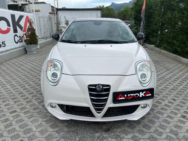 Alfa Romeo MiTo 1.4T-155кс= ГАЗ= 6ск= КЛИМАТРОНИК= ЧЕРВЕНА КОЖА, снимка 1 - Автомобили и джипове - 45752138