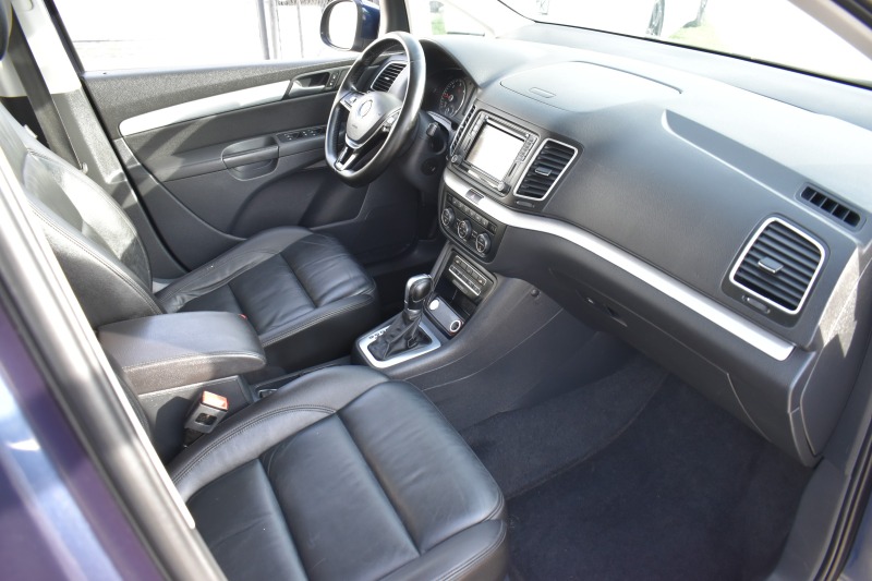 VW Sharan 2.0ТDI* 6+ 1* ELECTRIC-DOORS* HIGHLINE* AUTOMAT, снимка 14 - Автомобили и джипове - 45993700