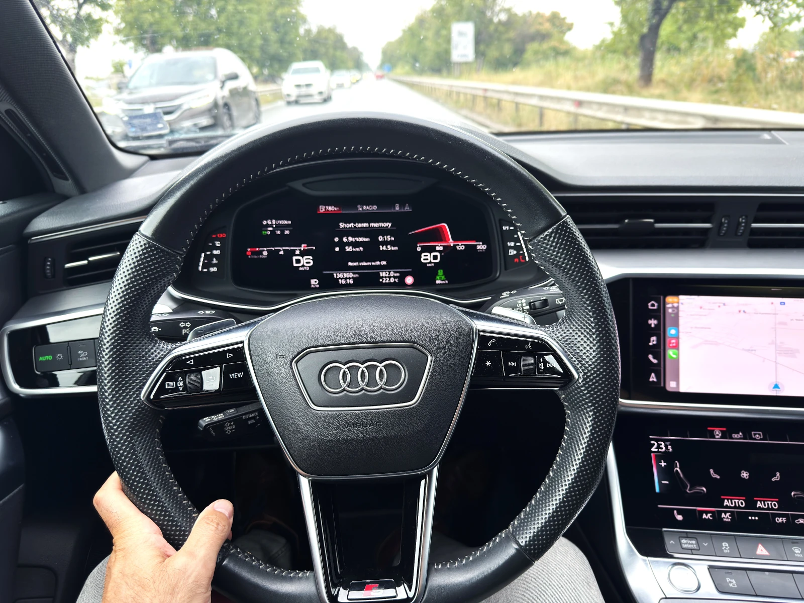 Audi A6 Avant S line 45 TFSI Quattro | Matrix | 360  | B&O, снимка 12 - Автомобили и джипове - 53044517