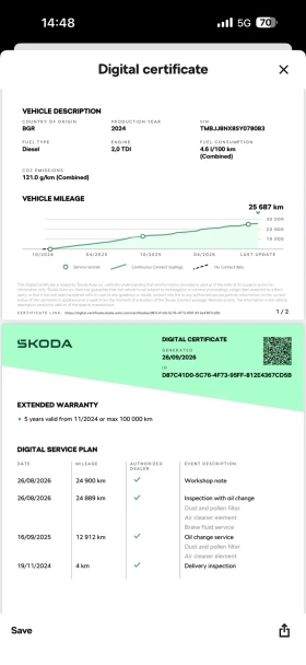 Skoda Octavia Facelift 2.0 TDI 150 DSG EDITION , снимка 9
