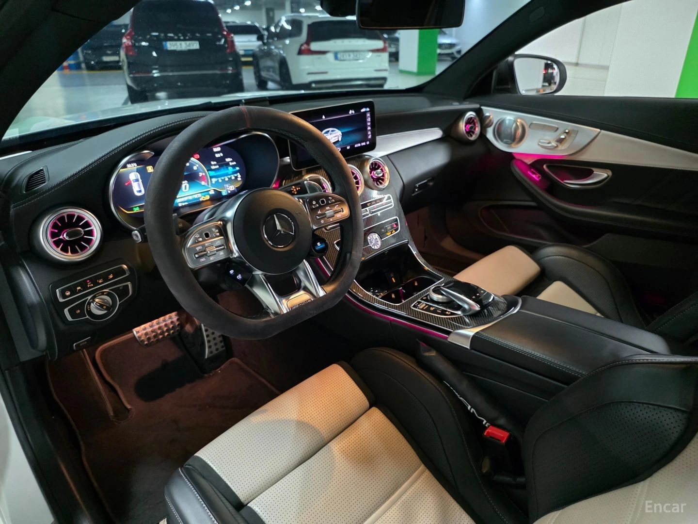 Mercedes-Benz C 63 AMG S* DOWNPIPE* HUD* 360* ПАНО* АВТОКРЕДИТ, снимка 10 - Автомобили и джипове - 55680775