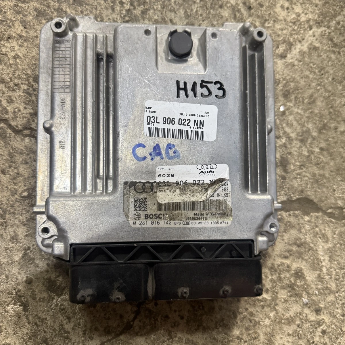 Компютър мотор двигател ECU AUDI A4 A6 A5 Q5 20tdi Cag 03L906022NN ном 153