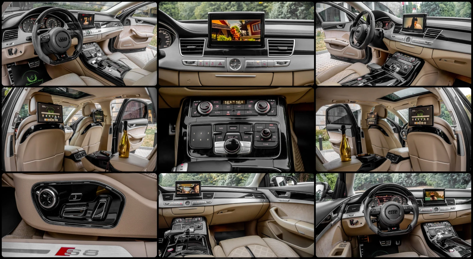 Audi S8 ABT* 600hp* MATRIX* EXCLUSIVE* 3xTV* MASSAGES, снимка 17 - Автомобили и джипове - 55983127