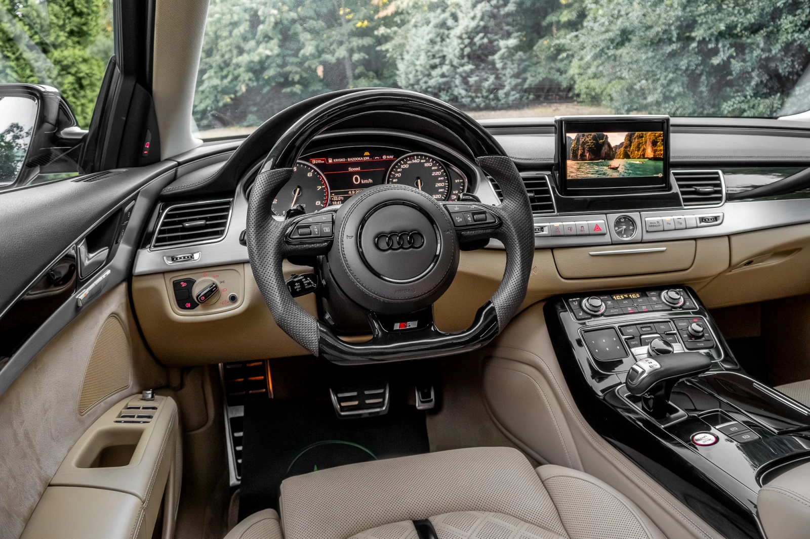 Audi S8 ABT* 600hp* MATRIX* EXCLUSIVE* 3xTV* MASSAGES, снимка 14 - Автомобили и джипове - 55983127