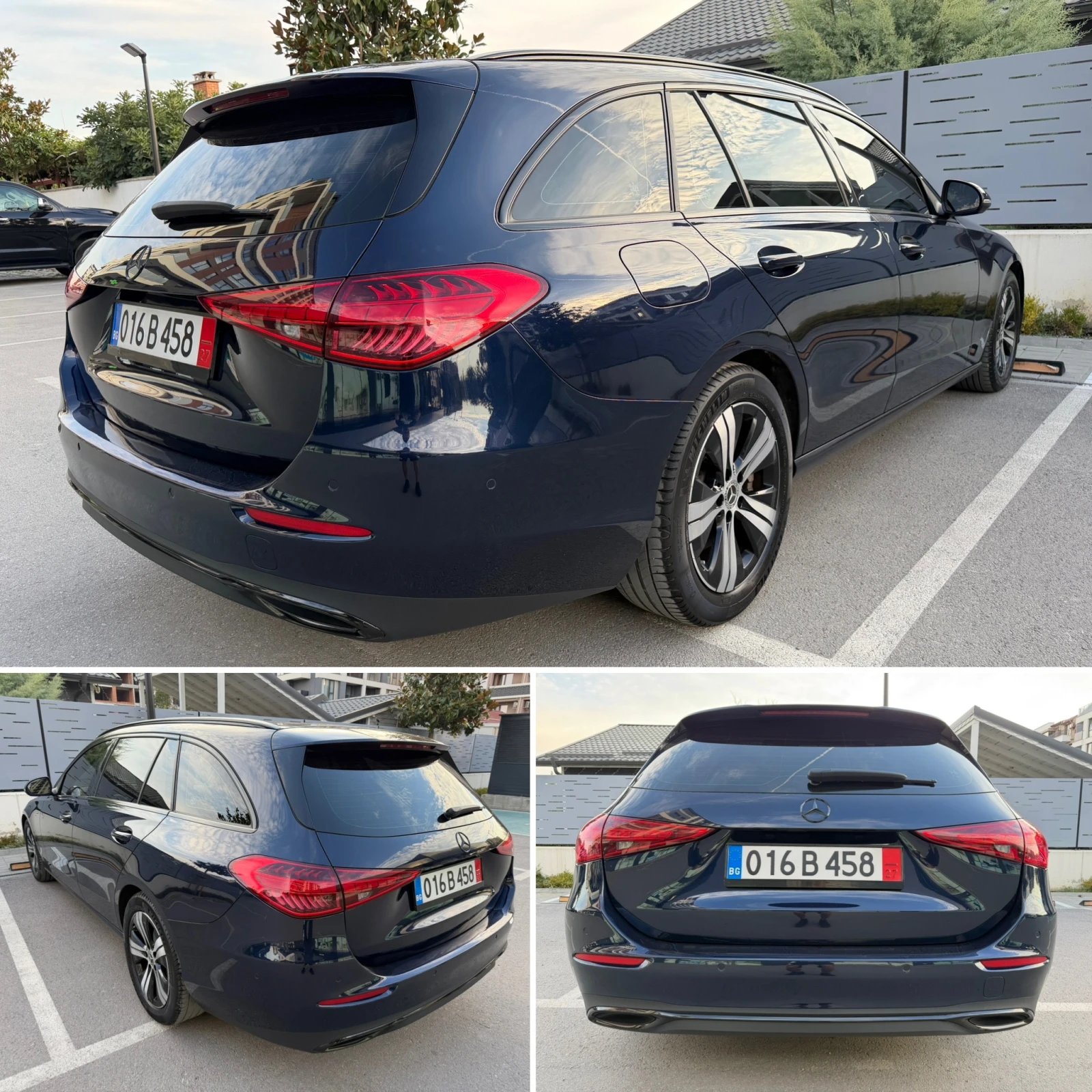 Mercedes-Benz C 220 MildHybrid ShadowLine 9G-Tronic LED DISTRONIC TOP, снимка 9 - Автомобили и джипове - 56144730