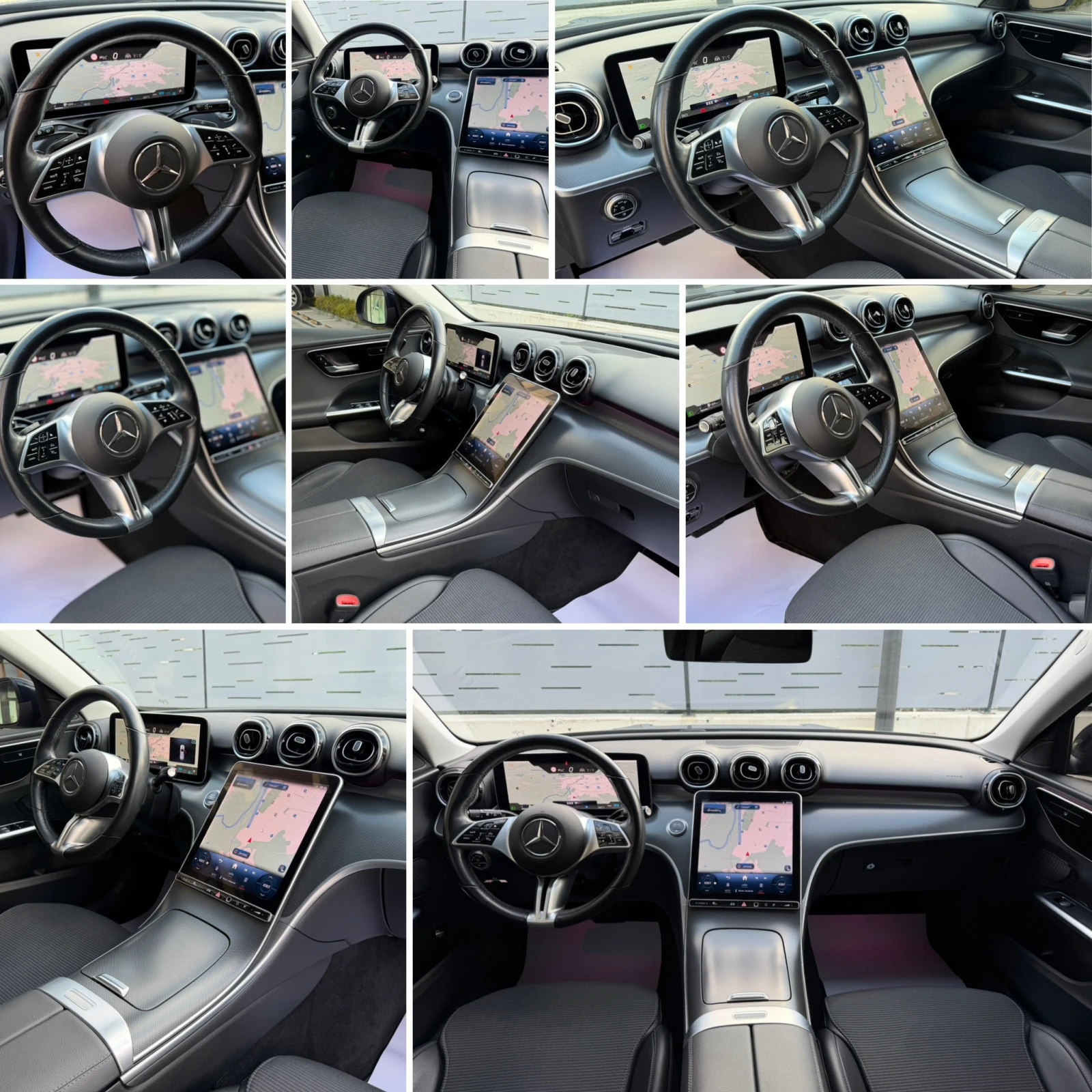 Mercedes-Benz C 220 MildHybrid ShadowLine 9G-Tronic LED DISTRONIC TOP, снимка 12 - Автомобили и джипове - 56144730