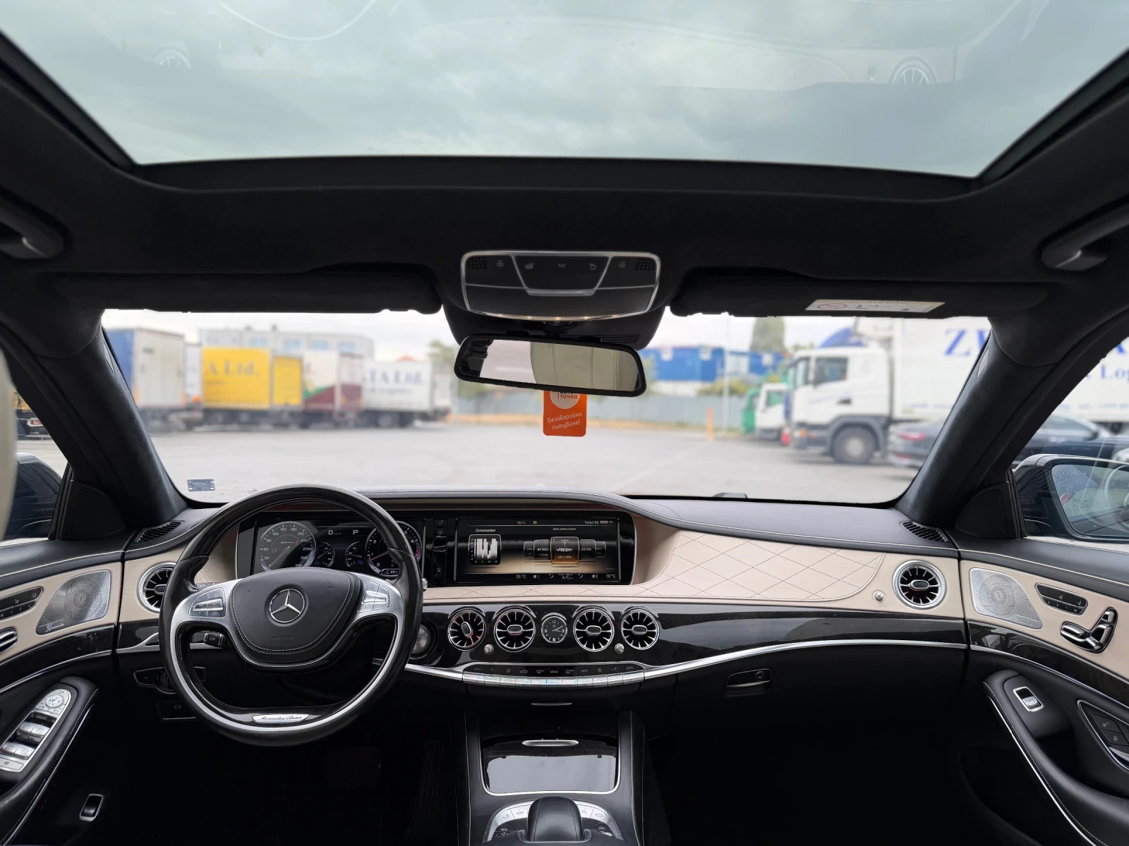 Mercedes-Benz S 500  L AMG* BURMESTER* SOFTCLOSE* KEYLESS* 3XTV* , снимка 10 - Автомобили и джипове - 56242783
