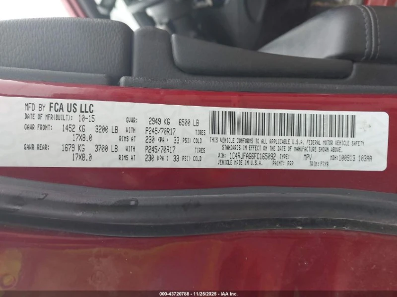 Jeep Grand cherokee 3.6L V-6 DOHC, VVT, 290HP 4X4 Drive, снимка 14 - Автомобили и джипове - 52663273