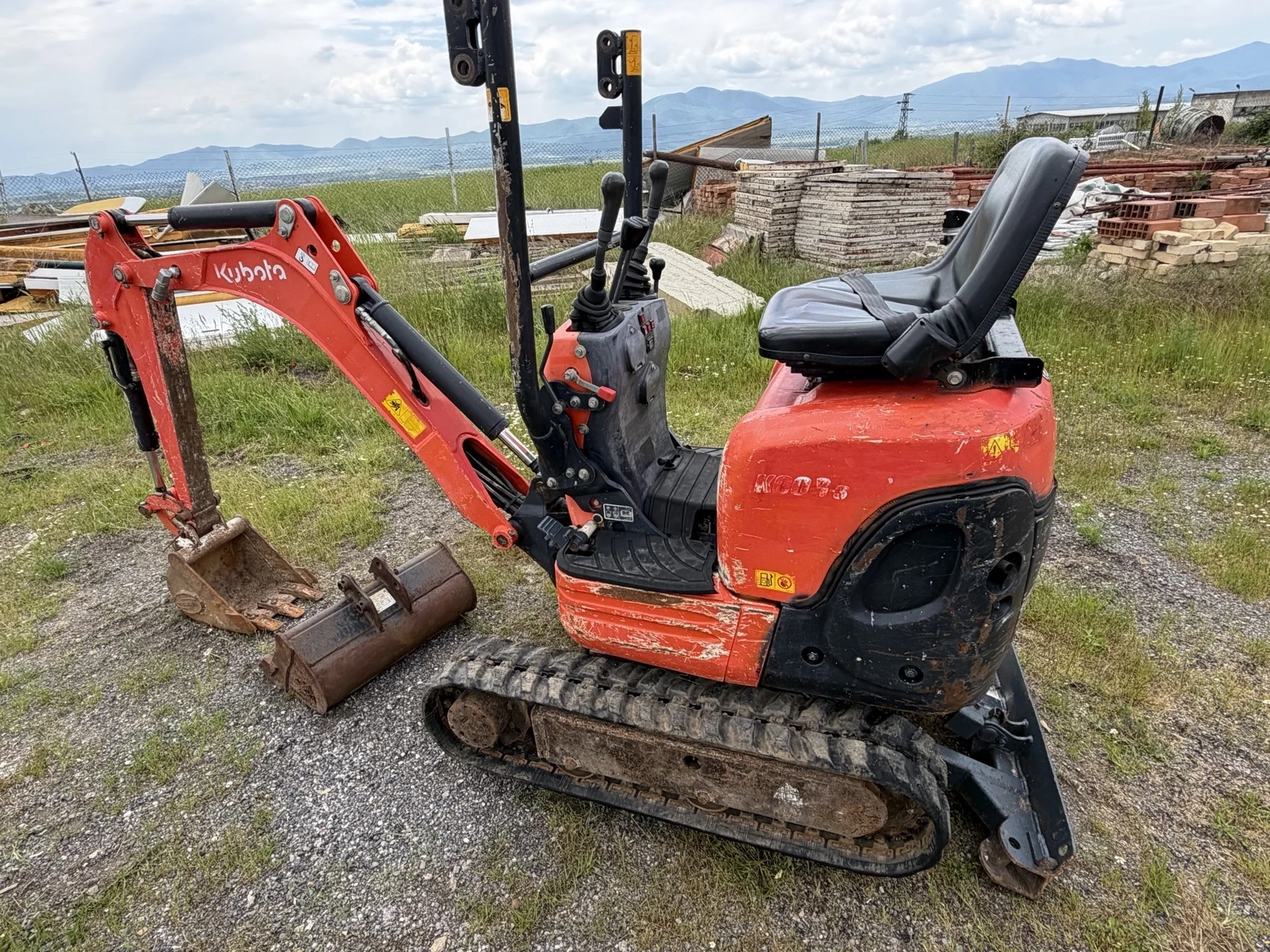 Багер Kubota K008-3, снимка 5 - Индустриална техника - 54642102