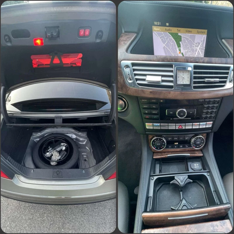 Mercedes-Benz CLS 350 DESIGNO * ПОДГРЕВ * ОБДУХВАНЕ * DISTRONIC * LED, снимка 17 - Автомобили и джипове - 51144630