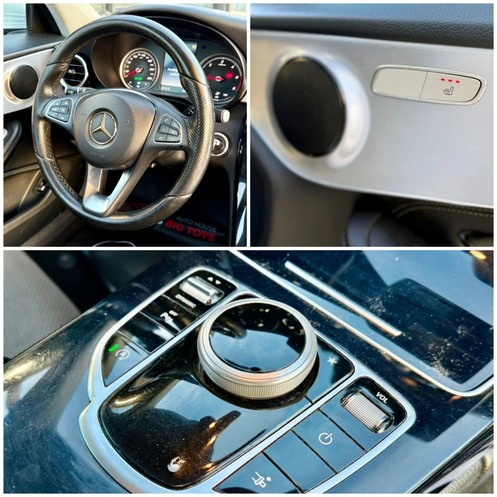 Mercedes-Benz C 250 AMG-line* Distronik* Подгрев* БялаПерла* Автомат* , снимка 14 - Автомобили и джипове - 54961665