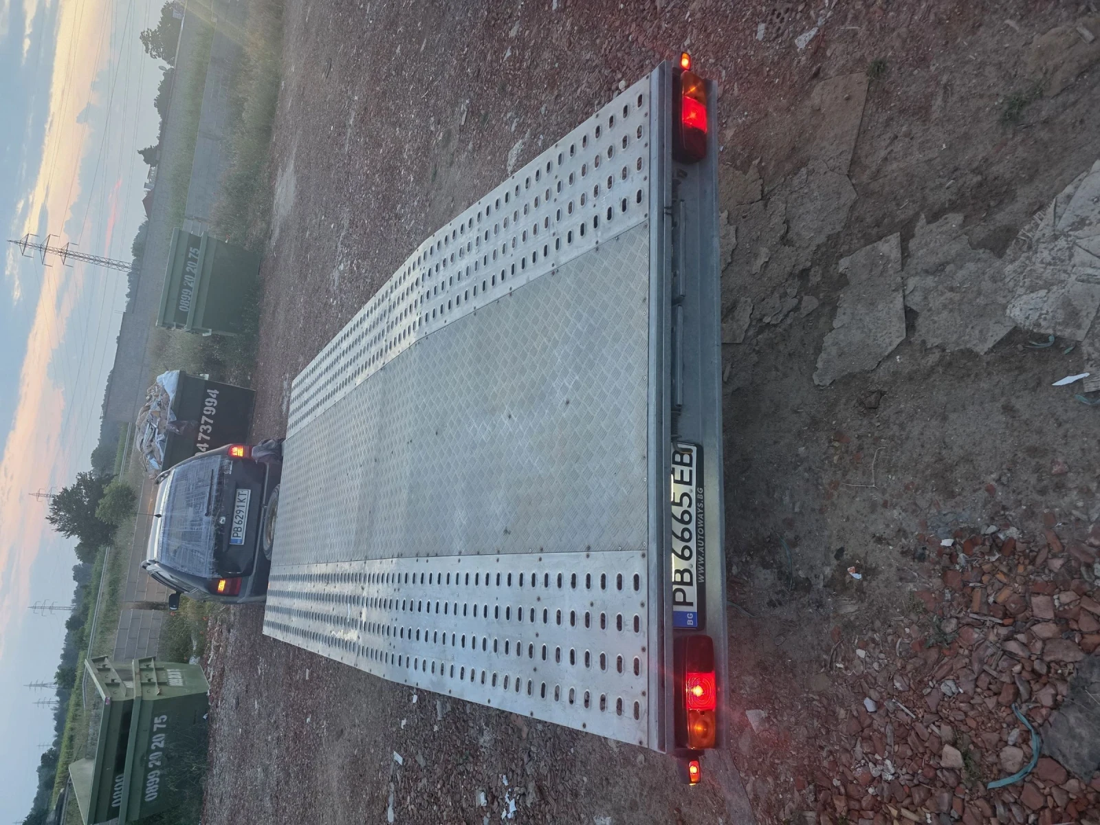 За автомобил Други Motor-car trailer, снимка 9 - Ремаркета - 54799728