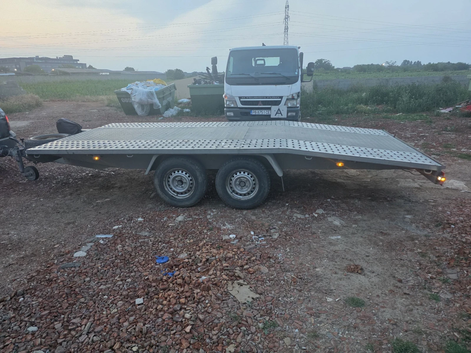 За автомобил Други Motor-car trailer, снимка 11 - Ремаркета - 54799728