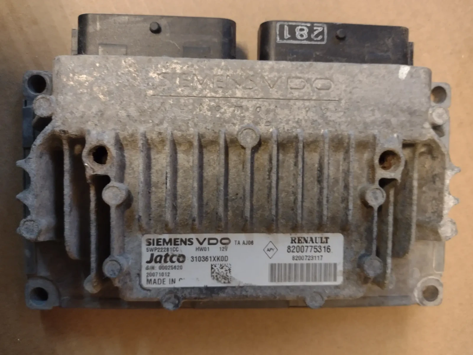 8200775316   8200723117 �������� ��������� ����� RENAULT LAGUNA III 310361XK0D      5WP22281CC | Mobile.bg � ����������� 1